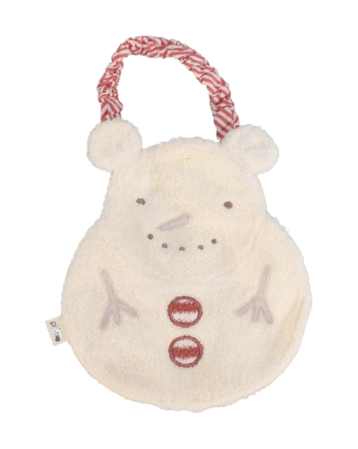 A Ivory Bibs from Gelato Pique in size O/S for neutral. (Front View)