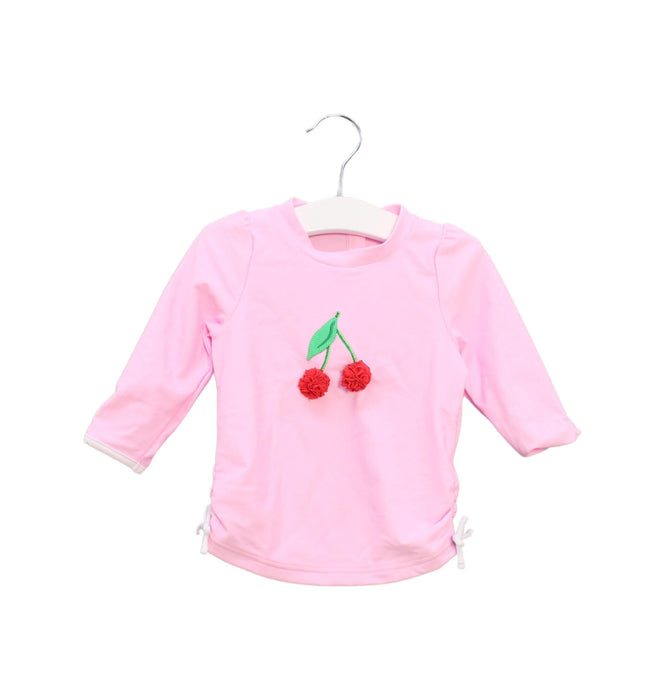 A Pink Rash Guards from Sunuva in size 12-18M for girl. (Front View)