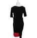 A Black Short Sleeve Dresses from Seraphine in size S for maternity. (Back View)