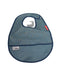 A Blue Bibs from Done by Deer in size O/S for boy. (Front View)