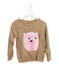 A Brown Knit Sweaters from Seed in size 6T for girl. (Front View)