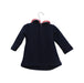A Navy Long Sleeve Dresses from Jacadi in size 6-12M for girl. (Back View)