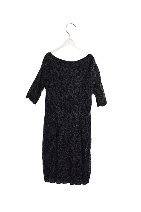 A Green Long Sleeve Dresses from Seraphine in size L for maternity. (Back View)