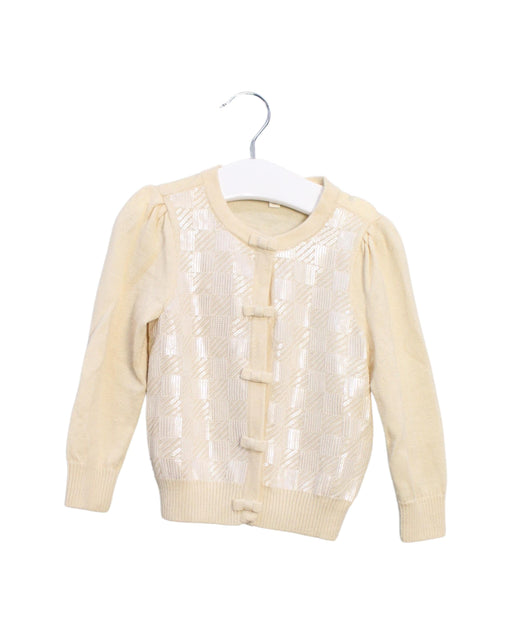 A Ivory Cardigans from Nicholas & Bears in size 2T for girl. (Front View)