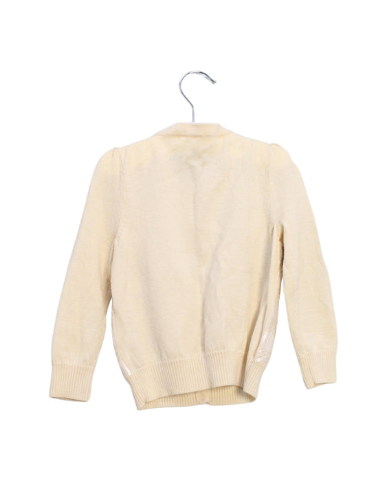A Ivory Cardigans from Nicholas & Bears in size 2T for girl. (Back View)