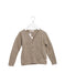 A Taupe Cardigans from Les Enfantines in size 4T for girl. (Front View)