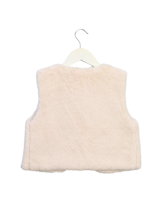 A Pink Outerwear Vests from Louise Misha in size 6T for girl. (Back View)