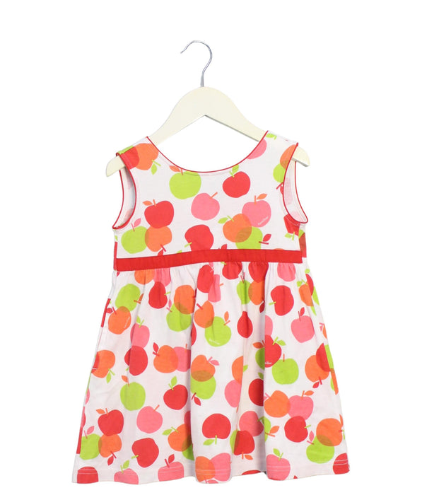 A Multicolour Sleeveless Dresses from Familiar in size 2T for girl. (Front View)