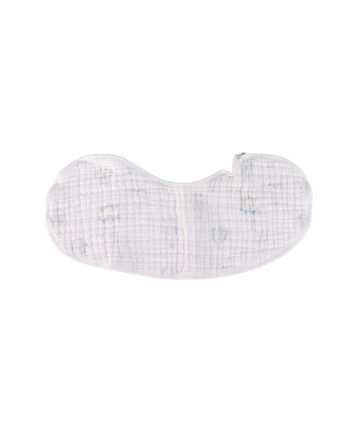 A White Bibs from Aden & Anais in size O/S for neutral. (Front View)