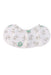 A White Bibs from Aden & Anais in size O/S for neutral. (Front View)