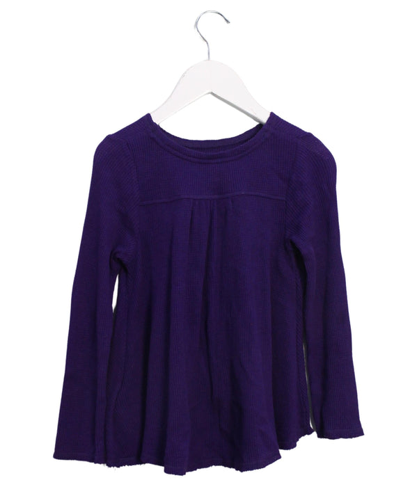 A Purple Long Sleeve Tops from Polo Ralph Lauren in size 4T for girl. (Back View)