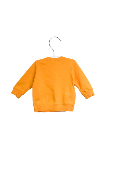 A Orange Crewneck Sweatshirts from Double B Mikihouse in size 12-18M for boy. (Back View)