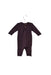 A Purple Long Sleeve Jumpsuits from Bonpoint in size 6-12M for girl. (Back View)