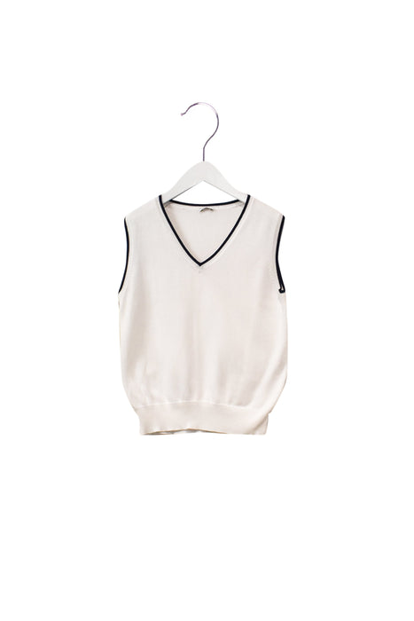 A White Knit Sweaters from Il Gufo in size 8Y for girl. (Front View)