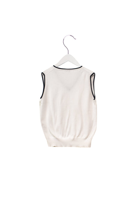 A White Knit Sweaters from Il Gufo in size 8Y for girl. (Back View)