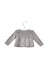 A Grey Cardigans from Tartine et Chocolat in size 3-6M for girl. (Back View)