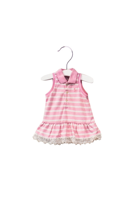 A Pink Dress Sets from Ralph Lauren in size 0-3M for girl. (Front View)