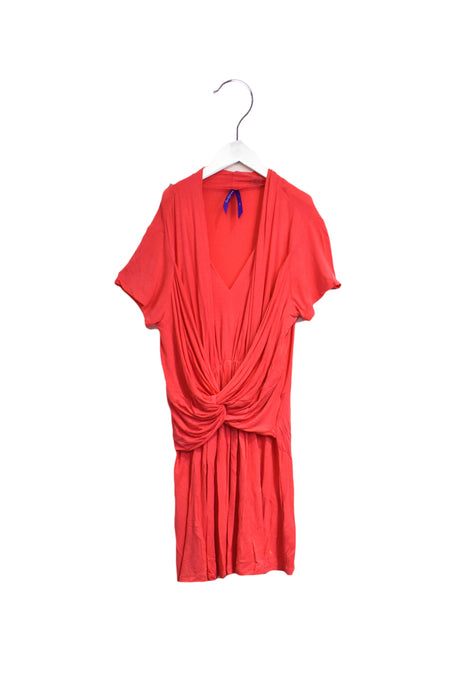 A Orange Short Sleeve Tops from Seraphine in size S for maternity. (Front View)