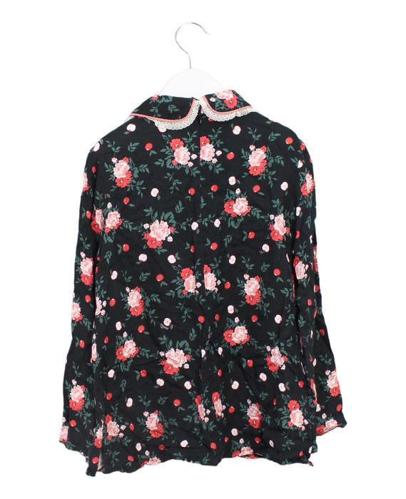 A Black Long Sleeve Tops from Vivetta in size 8Y for girl. (Back View)