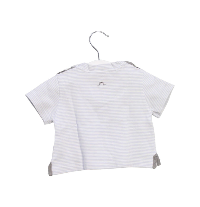 A Blue Short Sleeve T Shirts from Chateau de Sable in size 0-3M for boy. (Back View)