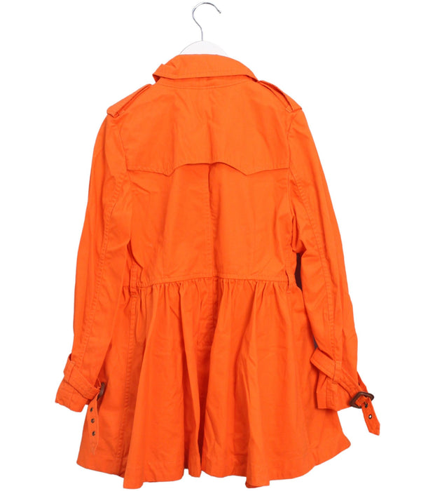 A Orange Coats from Ralph Lauren in size 6T for girl. (Back View)