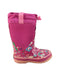 A Pink Winter Boots from Cougar in size 5T for girl. (Back View)
