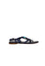 A Blue Sandals from Pinko in size 6T for girl. (Back View)