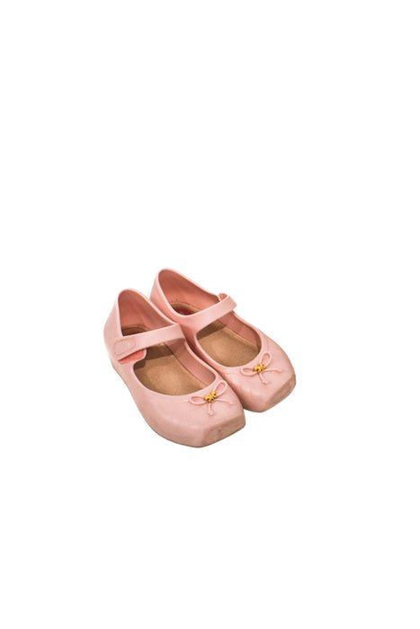 A Pink Flats from Zaxy in size 18-24M for girl. (Front View)