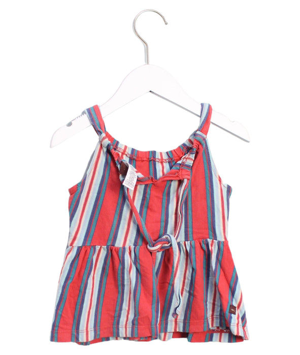 A Multicolour Sleeveless Tops from Tea in size 2T for girl. (Back View)