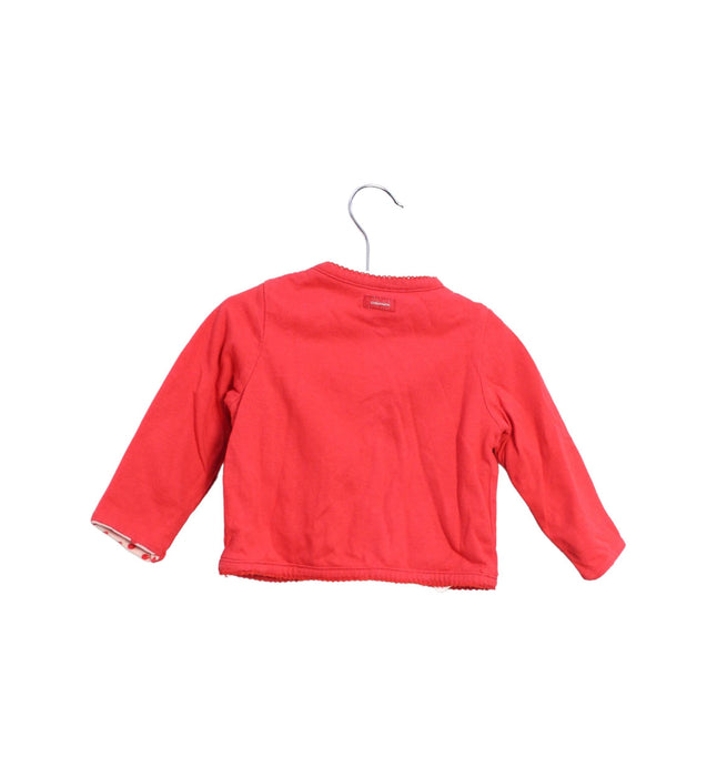 A Pink Cardigans from Catimini in size 6-12M for girl. (Back View)