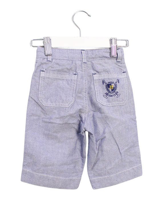 A Blue Casual Pants from Jacadi in size 3-6M for boy. (Back View)