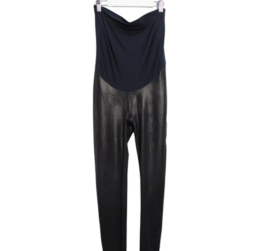 A Black Leggings from Spanx in size XXL for maternity. (Front View)