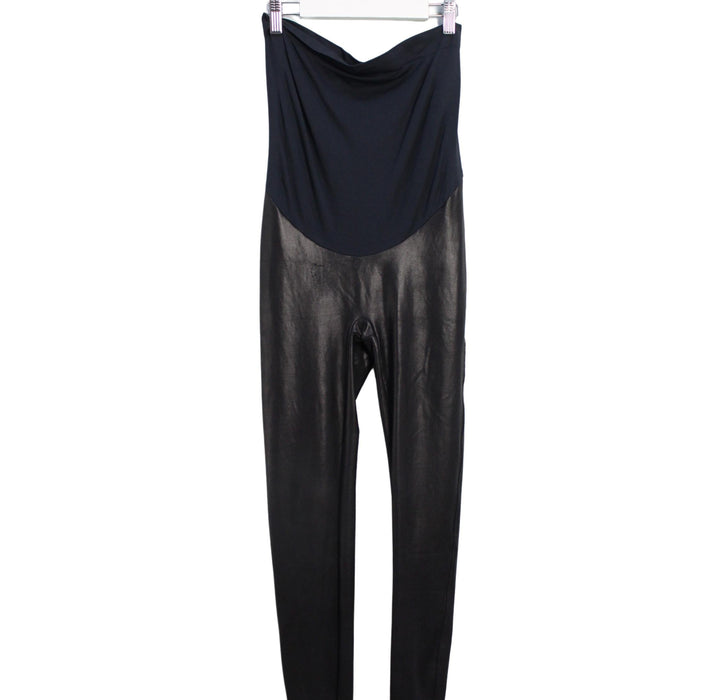 A Black Leggings from Spanx in size XXL for maternity. (Front View)