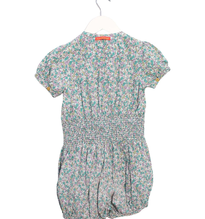 A Green Rompers from No Added Sugar in size 7Y for girl. (Back View)