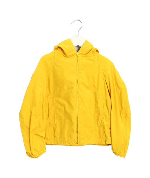 A Yellow Lightweight Jackets from jnby by JNBY in size 4T for girl. (Front View)