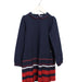 A Navy Long Sleeve Dresses from Tartine et Chocolat in size 6T for girl. (Front View)