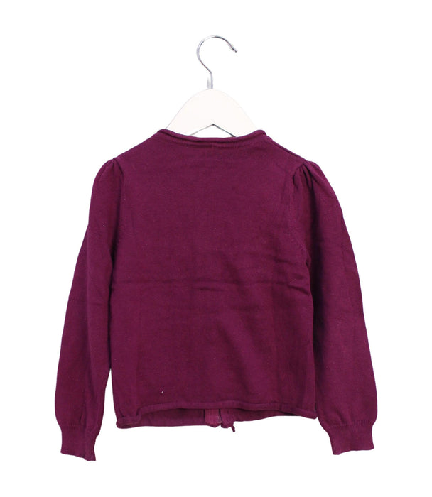 A Purple Knit Sweaters from Orchestra in size 4T for girl. (Back View)