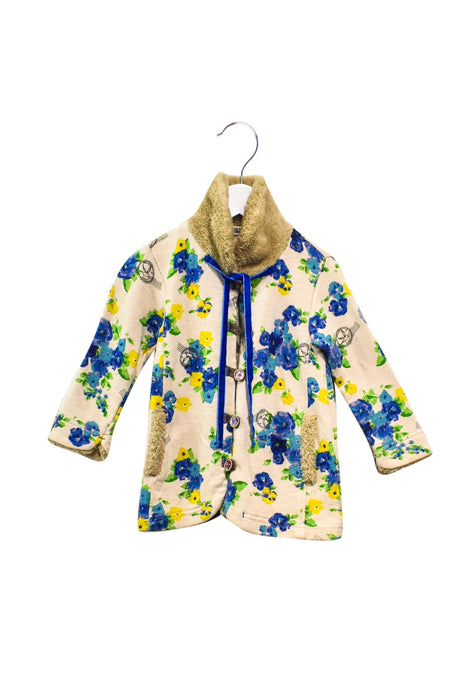 A Blue Lightweight Jackets from Ragmart in size 2T for girl. (Front View)