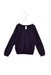 A Purple Knit Sweaters from Juliet & the Band in size 8Y for boy. (Front View)
