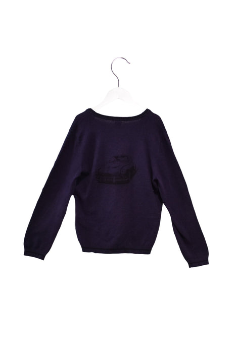 A Purple Knit Sweaters from Juliet & the Band in size 8Y for boy. (Back View)