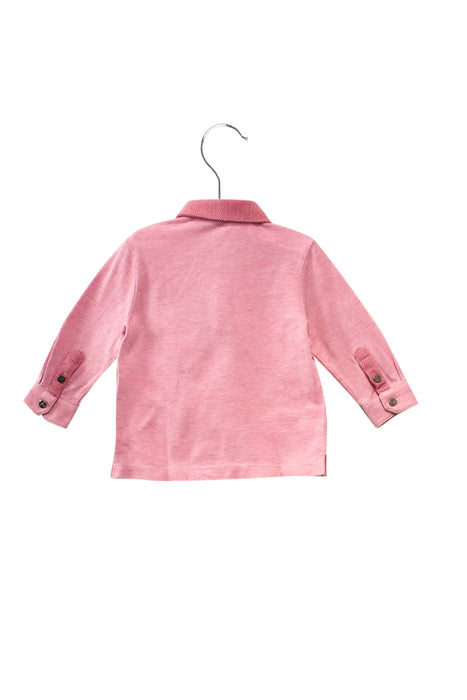 A Pink Long Sleeve Polos from Nicholas & Bears in size 12-18M for girl. (Back View)