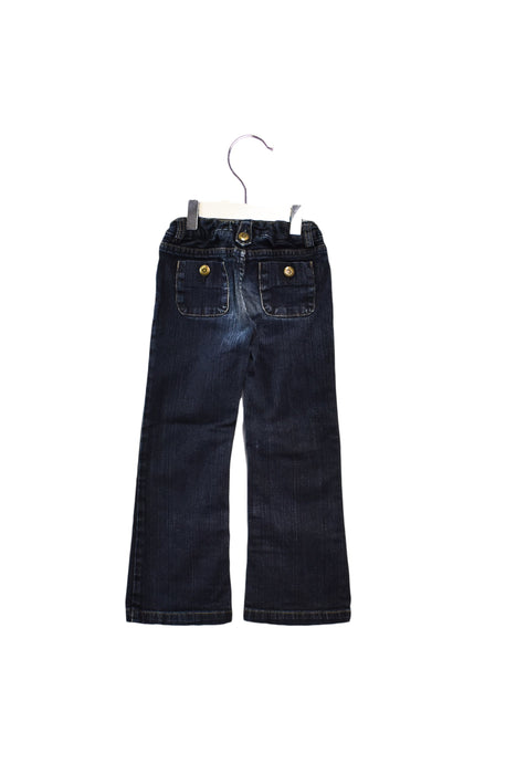 A Blue Jeans from Jacadi in size 5T for girl. (Back View)