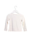 A White Long Sleeve Tops from Charabia in size 2T for girl. (Back View)