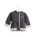 A Grey Lightweight Jackets from Boss in size 6-12M for boy. (Front View)
