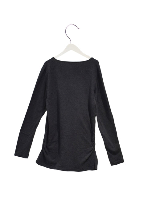 A Grey Long Sleeve Tops from Ripe in size L for maternity. (Back View)