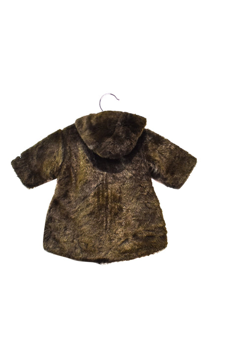 A Brown Coats from IKKS in size 0-3M for girl. (Back View)