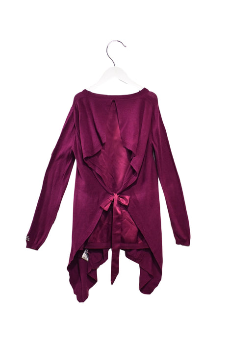 A Purple Long Sleeve Tops from null in size 8Y for girl. (Back View)