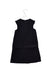 A Navy Sleeveless Dresses from Tartine et Chocolat in size 8Y for girl. (Back View)