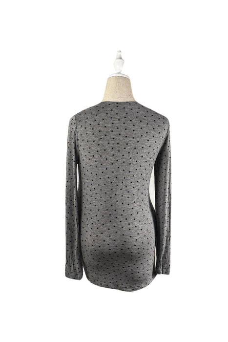 A Grey Long Sleeve Dresses from Seraphine in size XS for maternity. (Back View)