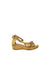 A Beige Sandals from null in size 7Y for girl. (Back View)